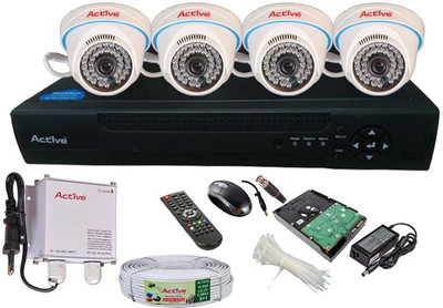 

Active Feel Free Life AHD0404HAHD1D36F4 4 Channel Home Security Camera(1 TB)