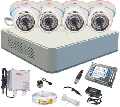 

Lio 4HL120D4F 4 Channel Home Security Camera(500 GB)
