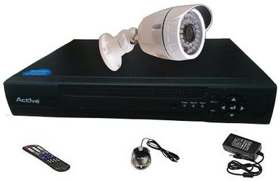 

Active Feel Free Life ACT4AHD1B1 4 Channel Home Security Camera(500 GB)