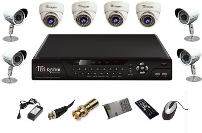 

Tentronix T-8AVR-8-DB10 8 Channel Home Security Camera(2000 GB)