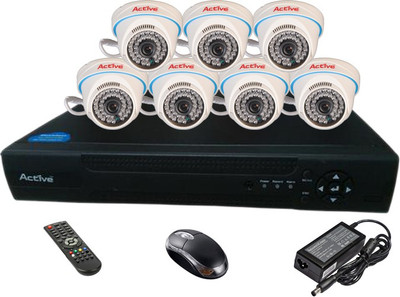 

Active Feel Free Life AHD0804HAHD1.3D36-07 8 Channel Home Security Camera