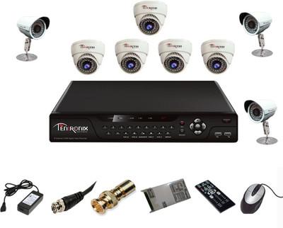 

Tentronix T-8AVR-8-D5B310 8 Channel Home Security Camera(2000 GB)