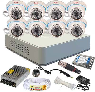 

Lio 8HL80D8F 8 Channel Home Security Camera(500 GB)