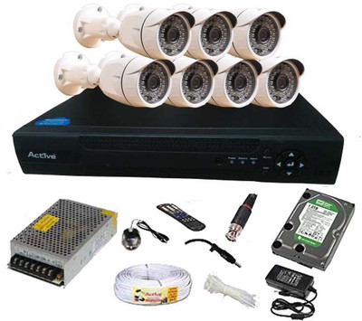 

Active Feel Free Life ACT8AHD7BF 8 Channel Home Security Camera(1 TB)