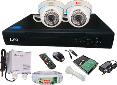

Lio AHD Full Combo, AHD 1.3MP Dome Camera 2Pcs + CCTV Cable + 1TB HDD + AHD DVR 4 Channel Home Security Camera(1 TB)
