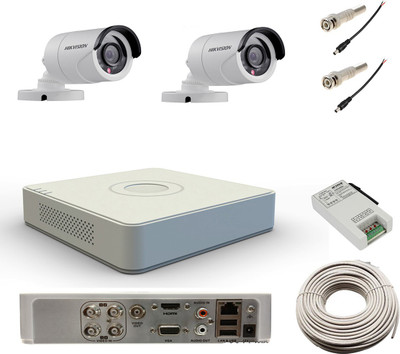 

Hik Vision 2 Bullet and DS-7104HWI-SH 4 Channel Home Security Camera(4 TB)