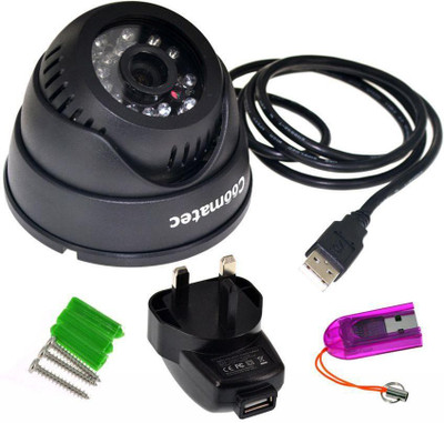 

Joy Night Vision USB CCTV inBuilt DVR with Memory Card Slot Recording 1 Channel Home Security Camera