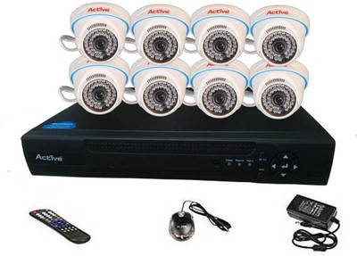 

Active Feel Free Life ACT8AHD8D1 8 Channel Home Security Camera(500 GB)
