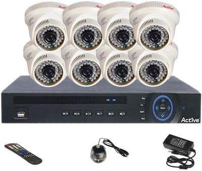 

Active Feel Free Life 8HD36D8 8 Channel Home Security Camera(500 GB)