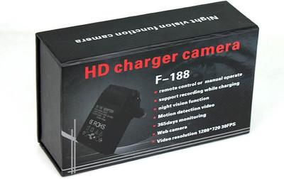 

Wonder World iSpy™ F-188 HD Mobile Charger Camera 1 Channel Home Security Camera
