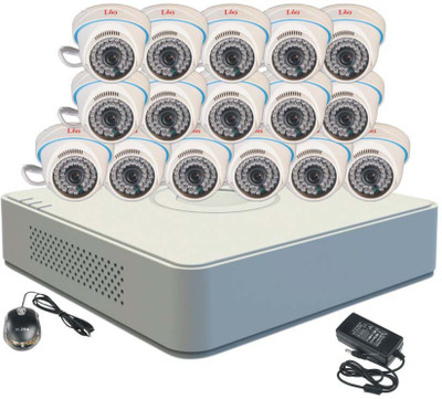 Lio 16HL120D16 16 Channel Home Security Camera(500 GB)