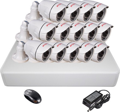 

Active Combo, AHD 1MP Bullet Camera 14Pcs + F1 Mini DVR 16 Channel Home Security Camera
