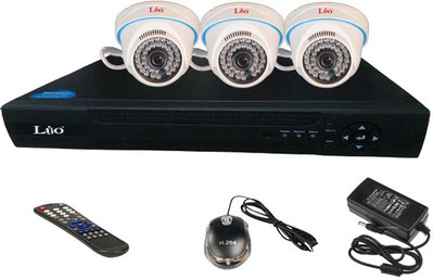 

Lio LIO4HD3D1 4 Channel Home Security Camera(500 GB)