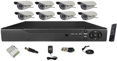 

MDI 8 Bullet Night Vision HD CCTV Camera 8 Channel Home Security Camera(2 TB)