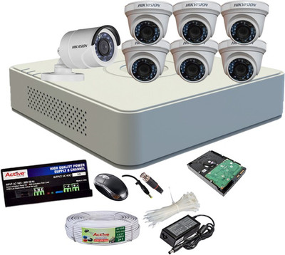 

Hik Vision DS7108HGHIF1DS2CECOTIRPF7 8 Channel Home Security Camera(1 TB)