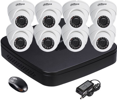

Dahua HDCVI Combo, HDCVI Dome IR Camera 8Pcs + HDCVI DVR 8 Channel Home Security Camera