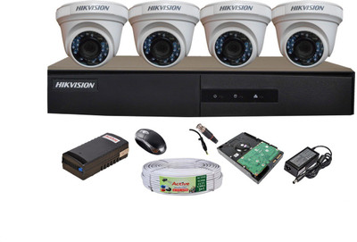 

Hik Vision DS7204HGHIE1DS2CE56COTIRF4 4 Channel Home Security Camera(1 TB)