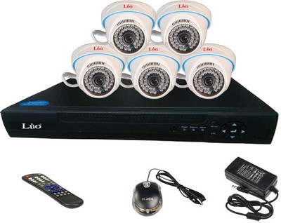 

Lio LIO8HD5D1 8 Channel Home Security Camera(500 GB)