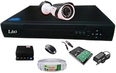 

Lio AHD Full Combo, AHD 1MP Bullet Camera 1Pcs + CCTV Cable + 1 TB HDD + AHD DVR 4 Channel Home Security Camera(1 TB)