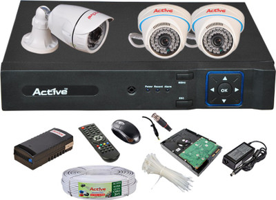 

Active Feel Free Life AHD0404HAHD2,2D1M36F3 4 Channel Home Security Camera(500 GB)