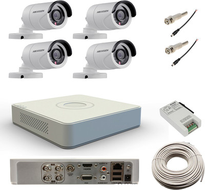 

Hik Vision 4 Bullet and DS-7104HWI-SH 4 Channel Home Security Camera