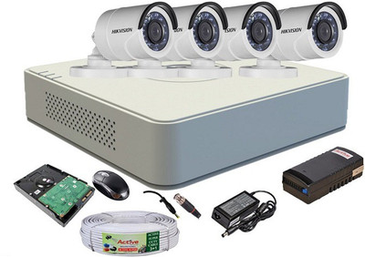 

Hik Vision DS7A04HGHIF1DS2CE1ACOTIRF4 4 Channel Home Security Camera(1 TB)