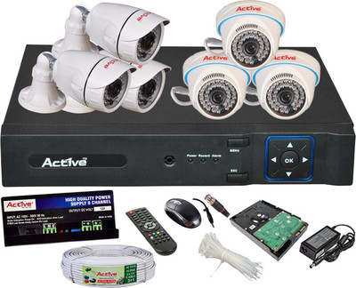 

Active AHD0804HAHD2,3D3M36F6 8 Channel Home Security Camera(1 TB)