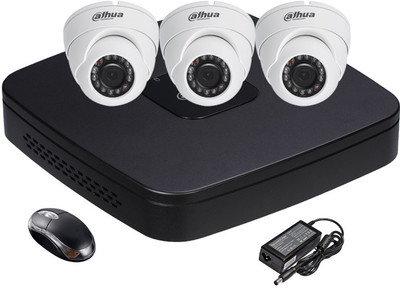 

Dahua HDCVI Combo, HDCVI Dome IR Camera 3Pcs + HDCVI DVR 4 Channel Home Security Camera