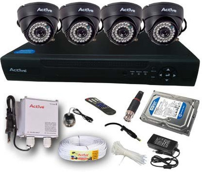 

Active Feel Free Life Combo4df 4 Channel Home Security Camera(500 GB)