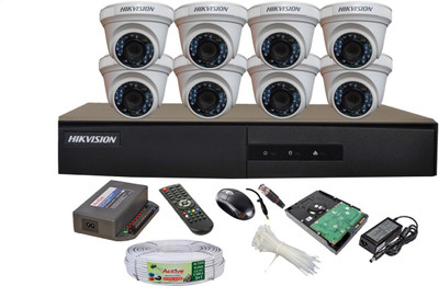 

Hik Vision DS7208HGHIE12CE56COTIRPF08 8 Channel Home Security Camera(1 TB)