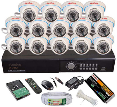 

Active AHD Full Combo, AHD 1MP Dome Camera 14Pcs + Active Cable + 2TB HDD + AHD DVR 16 Channel Home Security Camera(2 TB)
