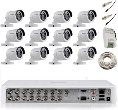 

Hik Vision 12 Bullet and DS-7A16HGHI-F1 16 Channel Home Security Camera(1)