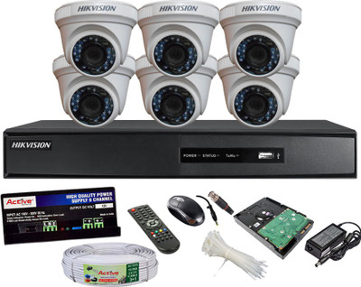 

Hik Vision DS7204HGHISH2CE56C2TIRPF6 8 Channel Home Security Camera(1 TB)