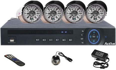 

Active Feel Free Life 4HD48M4 4 Channel Home Security Camera(500 GB)