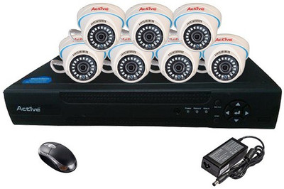 

Active Feel Free Life ACT8AHD7D 8 Channel Home Security Camera