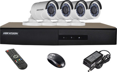 

Hik Vision DS7204HGHIE1,DS2CE16C2T-IRP04 4 Channel Home Security Camera