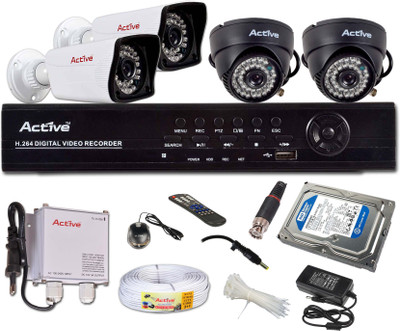 

Active Feel Free Life Ct+Combo4dmf 4 Channel Home Security Camera(2 TB)