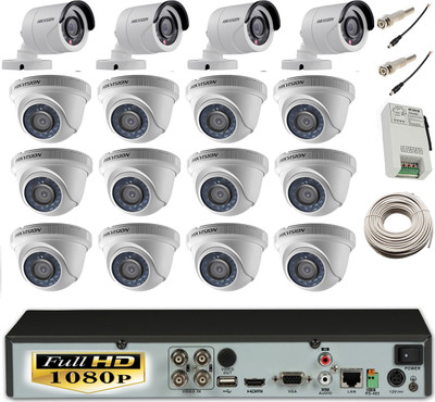 Buy Hik Vision 4 Bullet 12 Dome And Ds 7216hghi Sh Security Camera 4 Tb 16 Channel On Flipkart Paisawapas Com