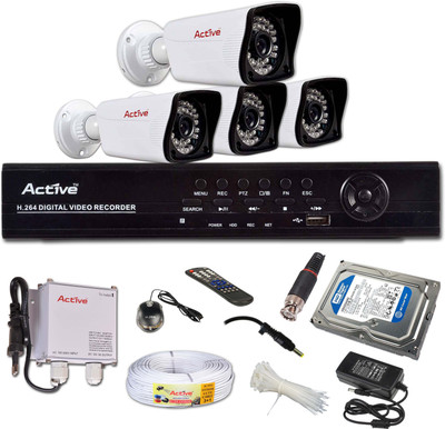 Active Feel Free Life Ct+Combo4mf 4 Channel Home Security Camera(2 TB)