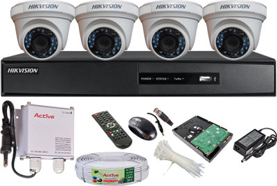 

Hik Vision DS7204HGHISH2CE56COTIRF4 4 Channel Home Security Camera(500 GB)