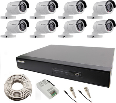 

Hik Vision 8 Bullet and DS-7208HGHI-SH 8 Channel Home Security Camera