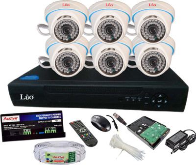 

Lio Ahd Full Combo, 1mp Ahd Dome Camera 6pcs + Active Cable + 1TB HDD + Lio Ahd Dvr 8 Channel Home Security Camera(1 TB)
