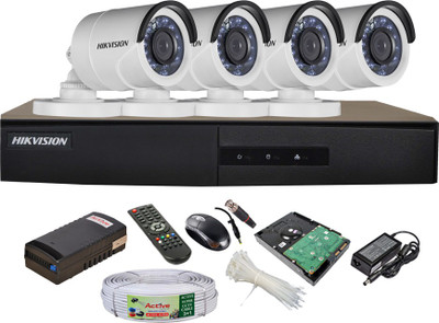 

Hik Vision DS7204HGHIE1DS2CE16COTIRF4 4 Channel Home Security Camera(500 GB)