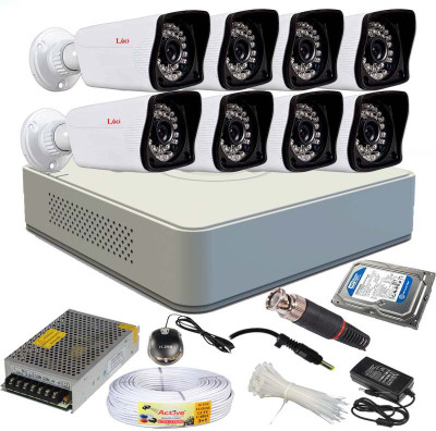 

Lio 8HL120B8F 8 Channel Home Security Camera(500 GB)