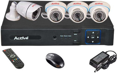 

Active AHD0404HAHD2,3D1M3604 4 Channel Home Security Camera