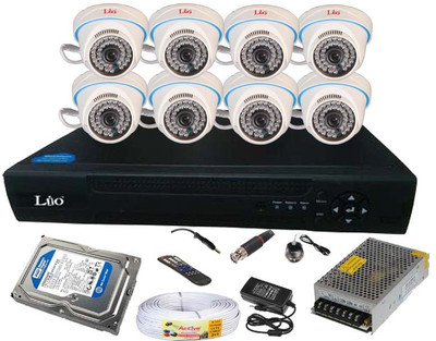 

Lio L1200TD8L8F1 8 Channel Home Security Camera(500 GB)