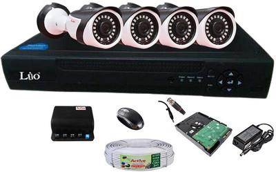 

Lio AHD Full Combo, 1.3MP AHD Bullet Camera 4pcs + CCTV Cable + 1TB HDD + LIO AHD Dvr 4 Channel Home Security Camera(1 TB)
