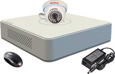 

Active Combo, AHD 1MP Dome Camera 1Pcs + F1 Mini DVR 4 Channel Home Security Camera