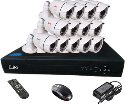 

Lio AHD Full Combo, AHD 1MP Bullet Camera 13Pcs + AHD DVR 16 Channel Home Security Camera