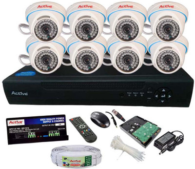 

Active Feel Free Life ACT0804HCM80D36F8 8 Channel Home Security Camera(1 TB)